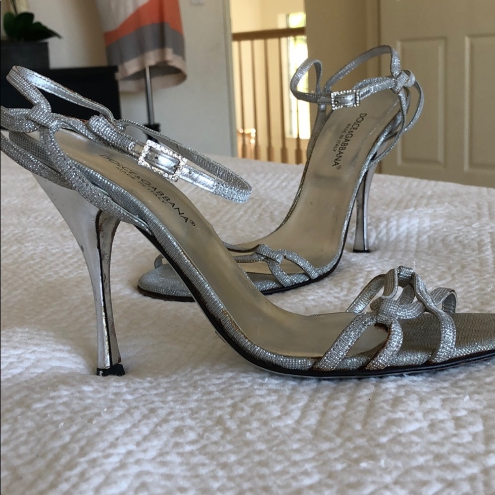 Dolce & Gabbana Metallic Heels